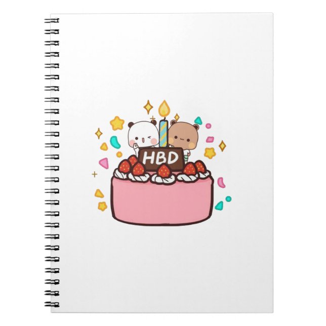 Cuaderno Panda Y Brownie Bear Pareja (Frente)