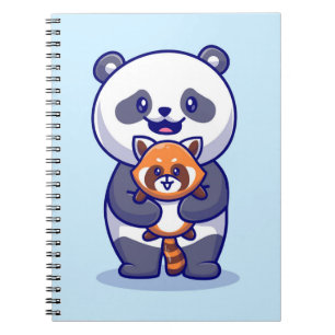 Cuaderno Panda y Fox