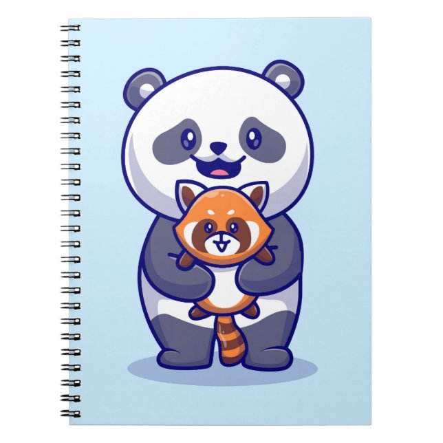 Cuaderno Panda y Fox (Frente)