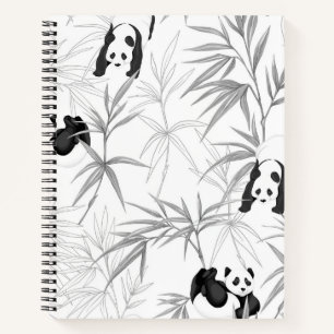 Cuaderno Pandas y Bambú