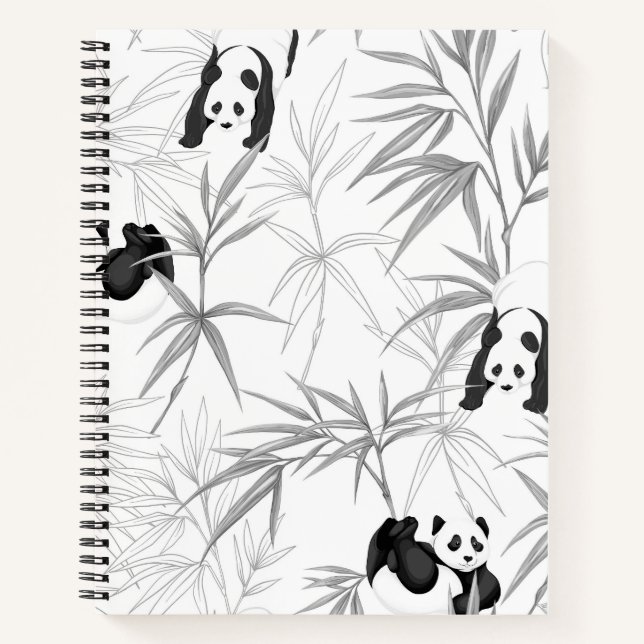 Cuaderno Pandas y Bambú (Anverso)