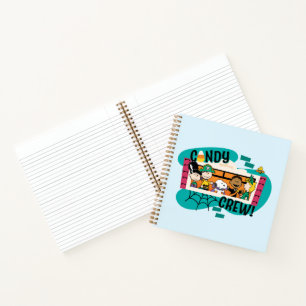 Cuaderno Pandilla de Cacahuetes Crew de Dulces Halloween