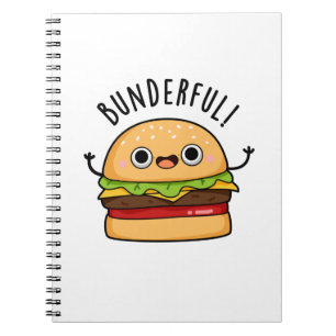 Cuaderno Panecillo de hamburguesa divertido y maravilloso j