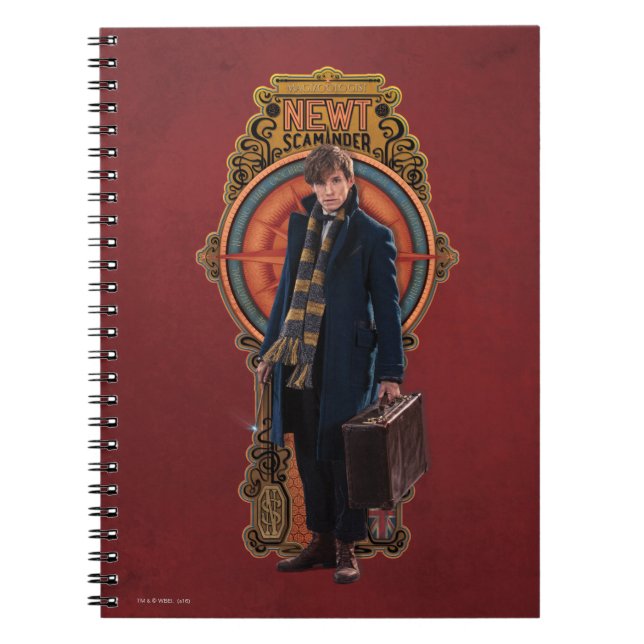 Cuaderno Panel de Art Nouveau permanente de NEWT SCAMANDER™ (Frente)