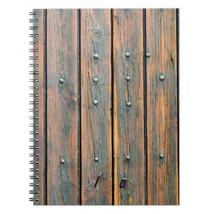 Cuaderno Panel de madera marrón