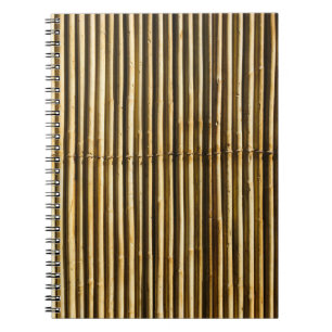 Cuaderno Panel de madera marrón