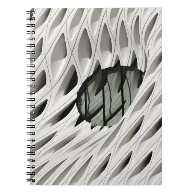 Cuaderno Panel de vidrio de tono negro ovalado sobre superf (Frente)