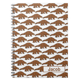 Cuaderno Pangolin Animal con nombre