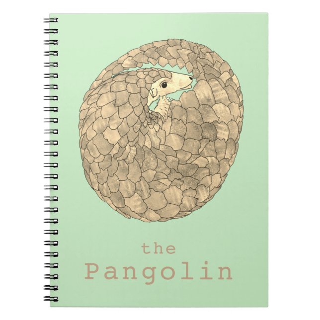 Cuaderno Pangolin pone en peligro los derechos de los anima (Frente)