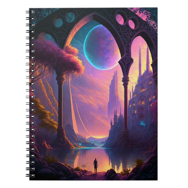 Cuaderno Panorama de ciencia ficción fantástica (Frente)