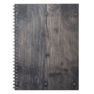 Cuaderno Panorama de madera marrón