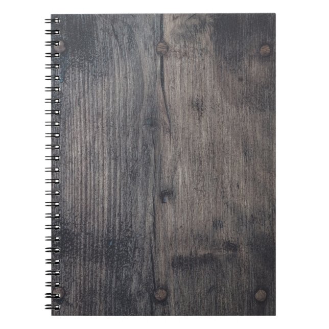 Cuaderno Panorama de madera marrón (Frente)