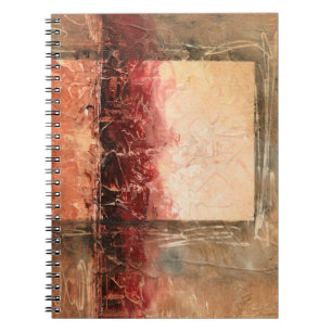 Cuaderno Panorama rojo abstracto