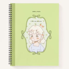 Cuaderno Panpan verde suave