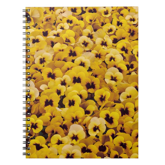 Cuaderno Pansies amarillos (Frente)