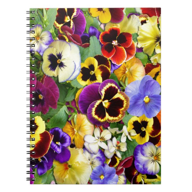 Cuaderno Pansies de Bonito (Frente)