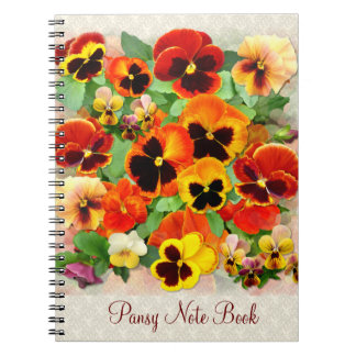 Cuaderno Pansies de la puesta del sol