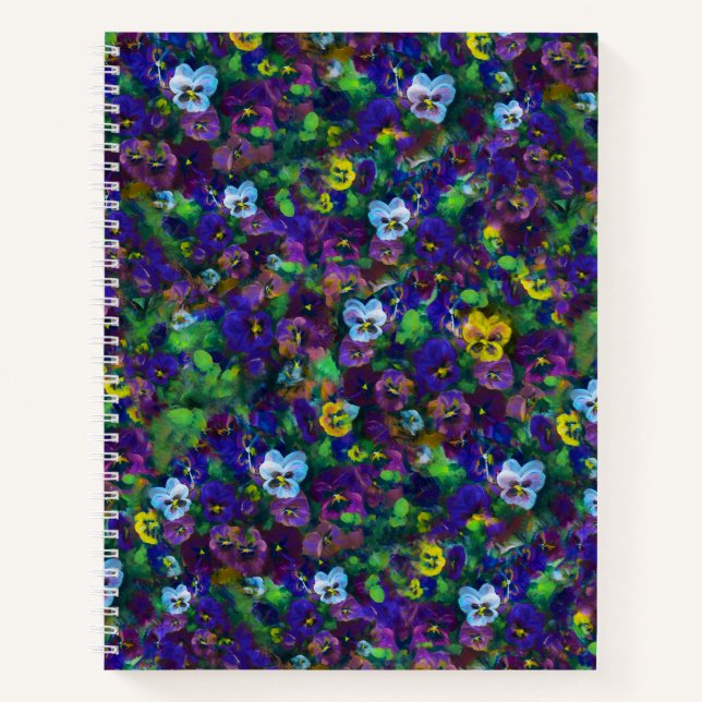 Cuaderno Pansy Notebook (edición púrpura) (Anverso)