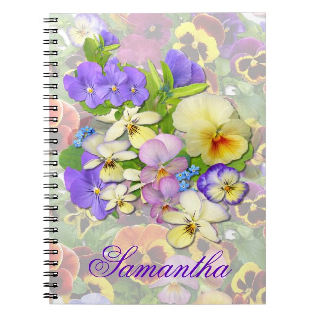 Cuaderno Pansy Spray # 3 ~ Libro de notas (Frente)