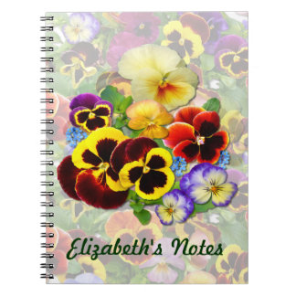 Cuaderno Pansy Spray ~ Note Book