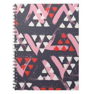 Cuaderno Pantalla de patrón artístico dibujado a mano