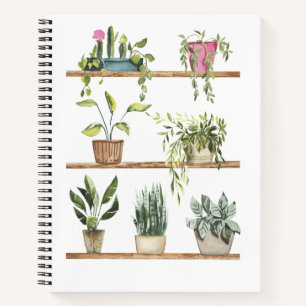 Cuaderno Pantalla de plantas potentes