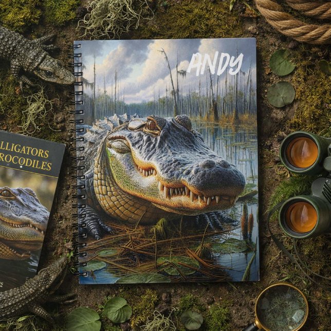 Cuaderno Pantano de Cocodrilo Personalizado para Niños  (Subido por el creador)