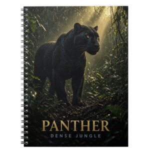 Cuaderno Pantera densa selva fauna ANIMAL
