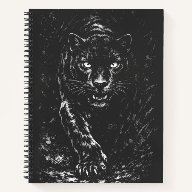 Cuaderno Pantera Negra — por BurnsInHell (Anverso)