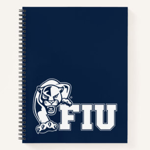 Cuaderno Panteras FIU - Logotipo blanco