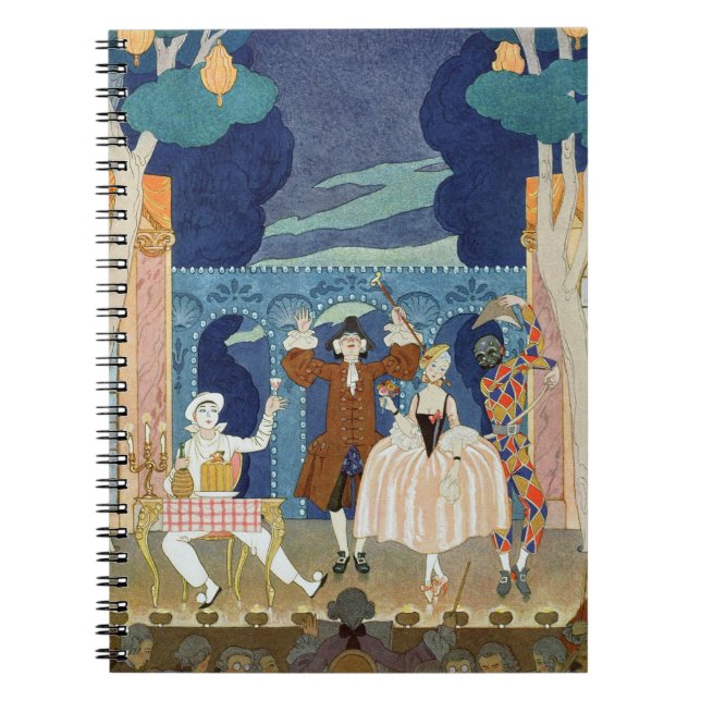 Cuaderno Pantomime la etapa, ilustracion para los 'Fetes (Frente)