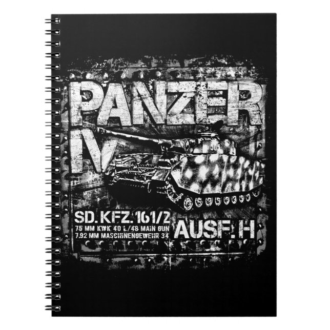 Cuaderno Panzer IV (Frente)