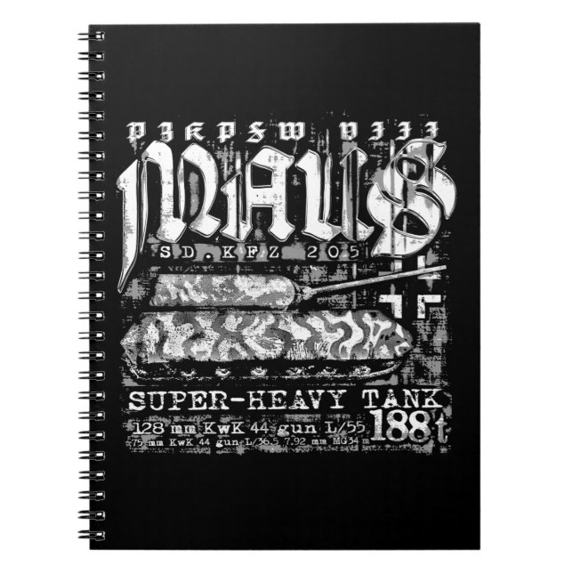 Cuaderno Panzer VIII Maus (Frente)
