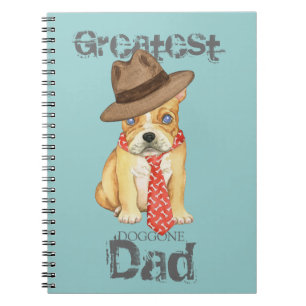 Cuaderno Papá Bulldog francés