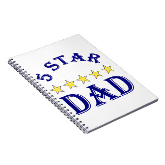 Cuaderno Papá de cinco estrellas