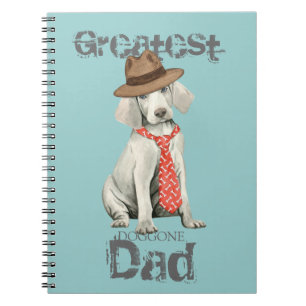 Cuaderno Papá de Weimaraner
