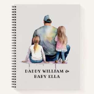 Cuaderno Papá e hijas personalizados (9)