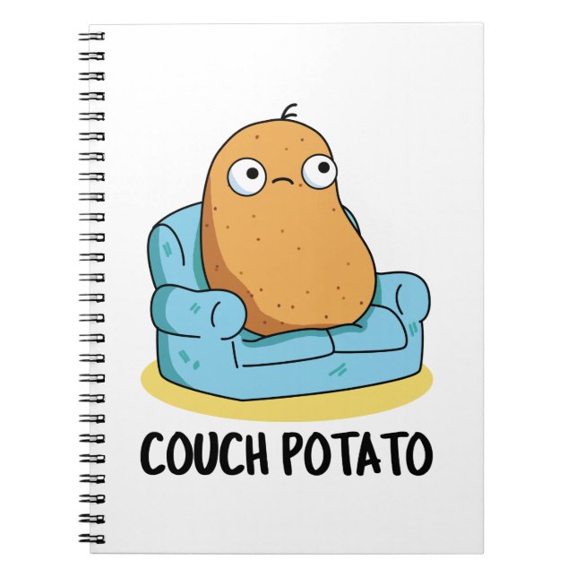 Cuaderno Papa Frita Divertido Chiste de Papa (Frente)
