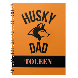 Cuaderno Papá Husky Personalizado, Papá Perro