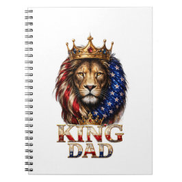 Cuaderno Papá León de la Bandera Americana 