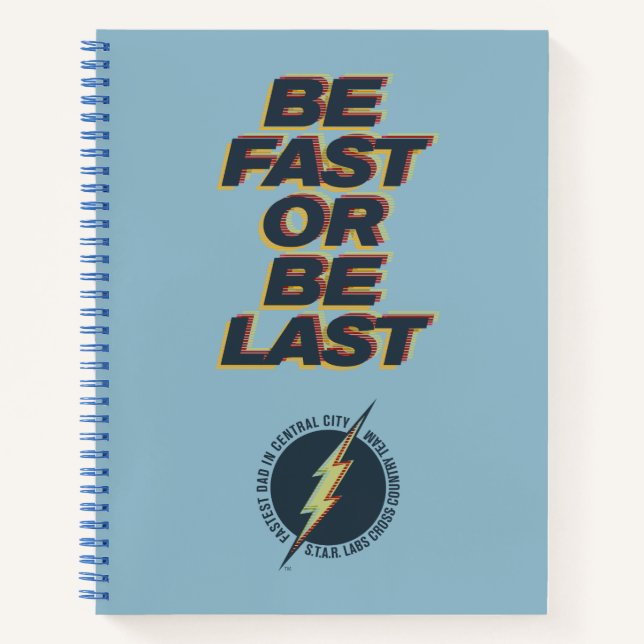Cuaderno Papá Más Rápido De La Ciudad Central - Ser Rápido  (Anverso)