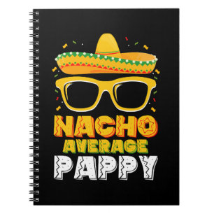 Cuaderno Papa Nacho promedio familia Cinco De Mayo