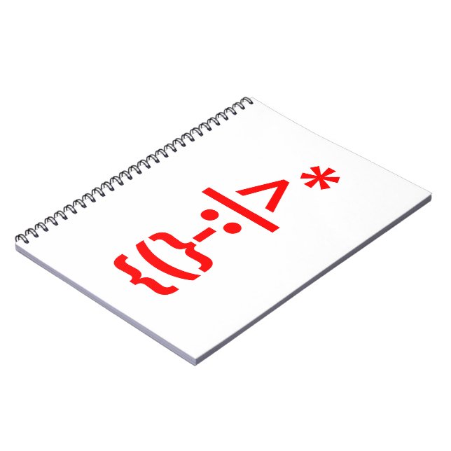Cuaderno Papá Noel con emoticonos de Navidades barba (Lado Izquierdo)