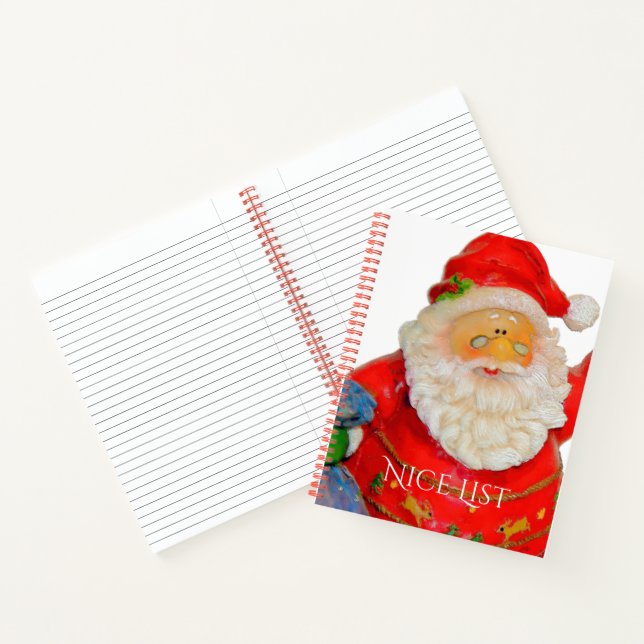 Cuaderno Papá Noel Lista de Niza (Interior)