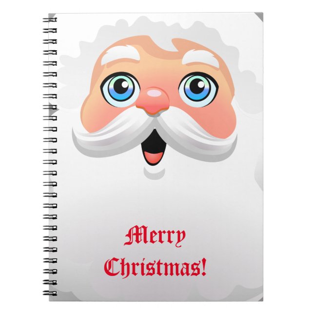 Cuaderno Papá Noel personalizado (Frente)