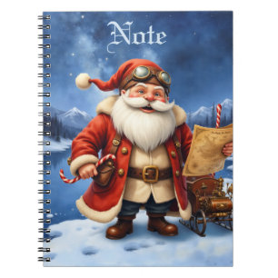 Cuaderno Papá Noel Steampunk – Aventura Navideña Vintage