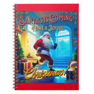 Cuaderno ¡Papá Noel viene de la chimenea!