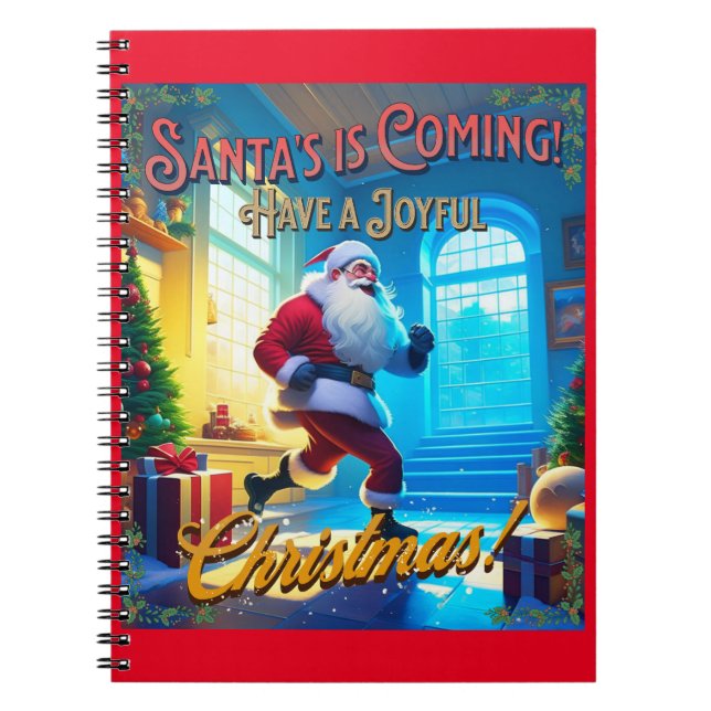 Cuaderno ¡Papá Noel viene de la chimenea! (Frente)