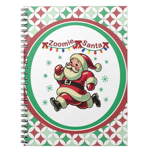 Cuaderno Papá Noel Zoomie Navidad (Frente)