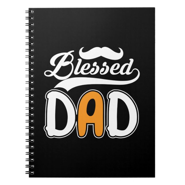 Cuaderno Papá Regalos | Blessed Dad (Frente)